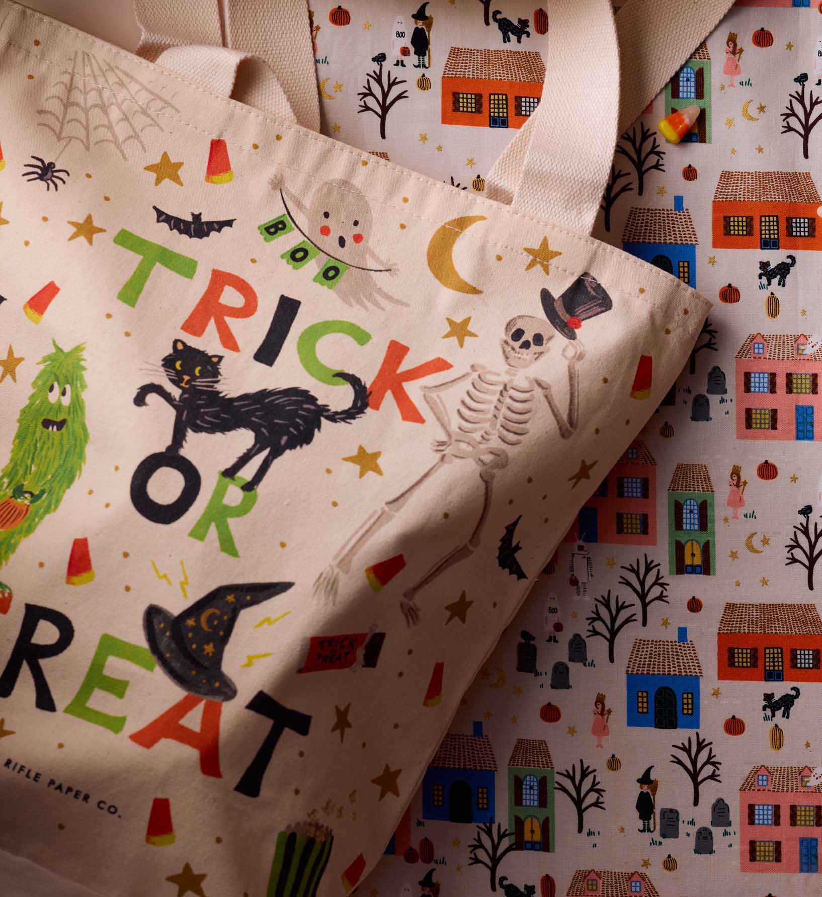 Canvas Tote Bag - Halloween Parade