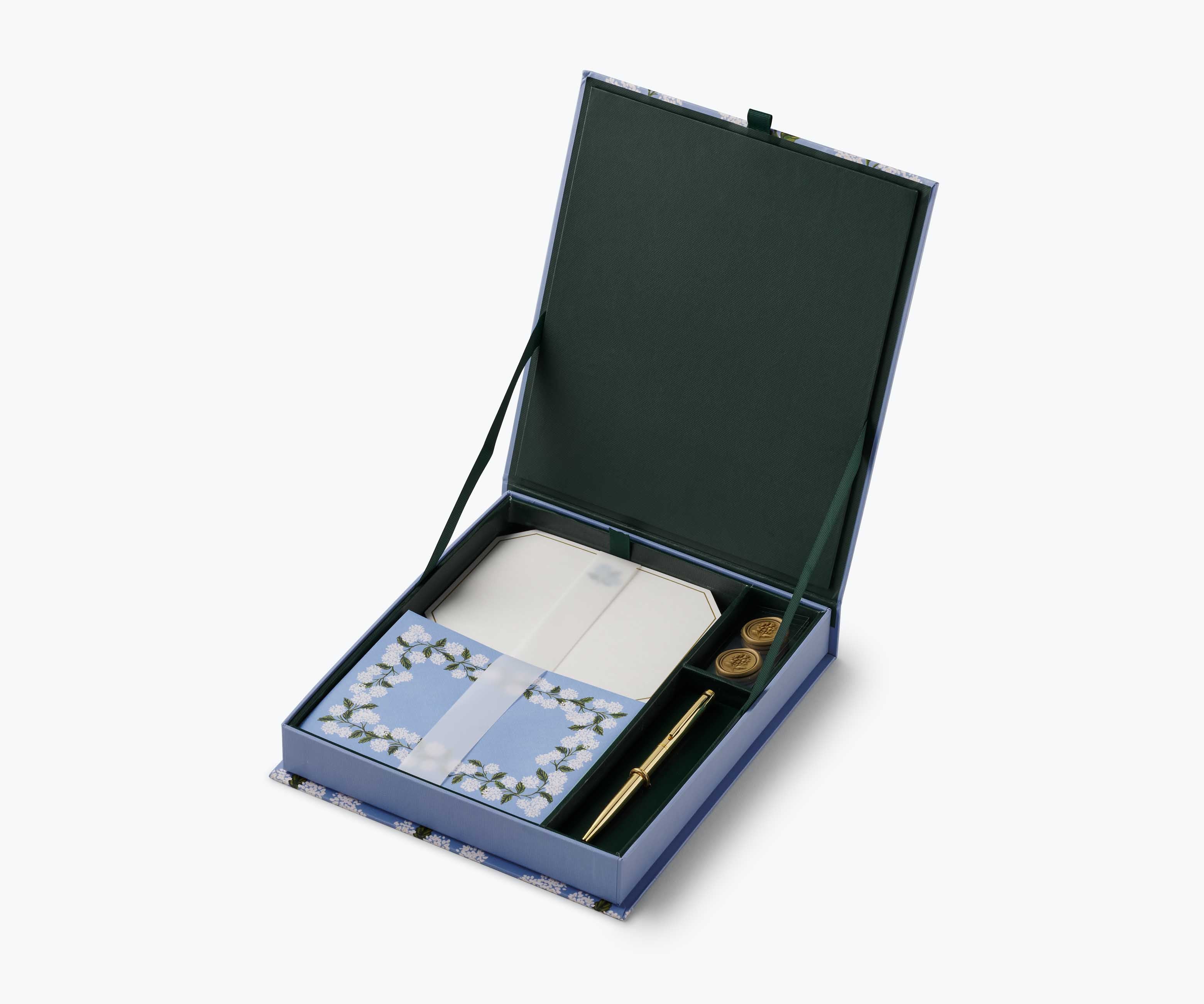 Letter Writing Set - Hydrangea