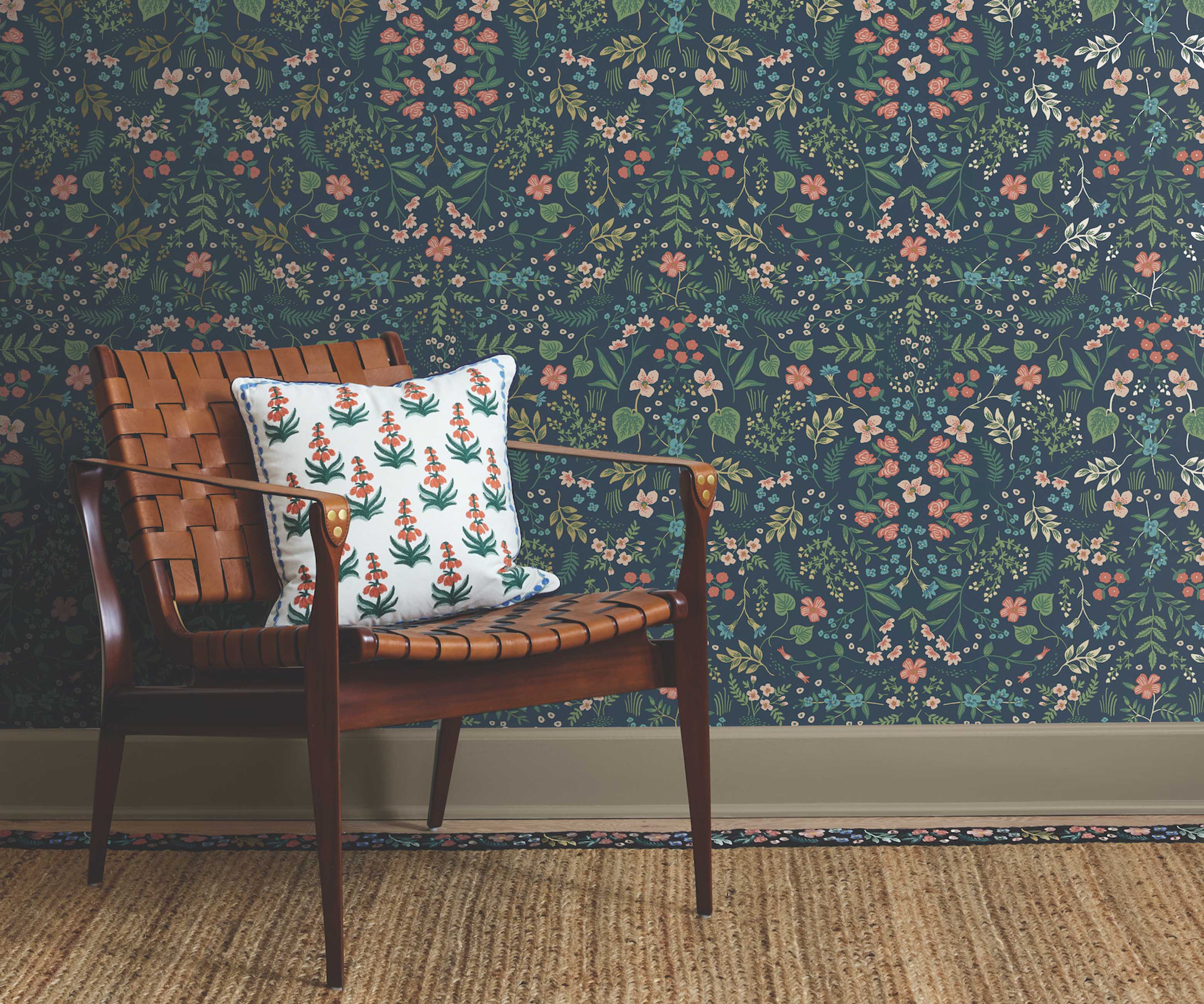 Wildwood Peel & Stick Wallpaper - Navy