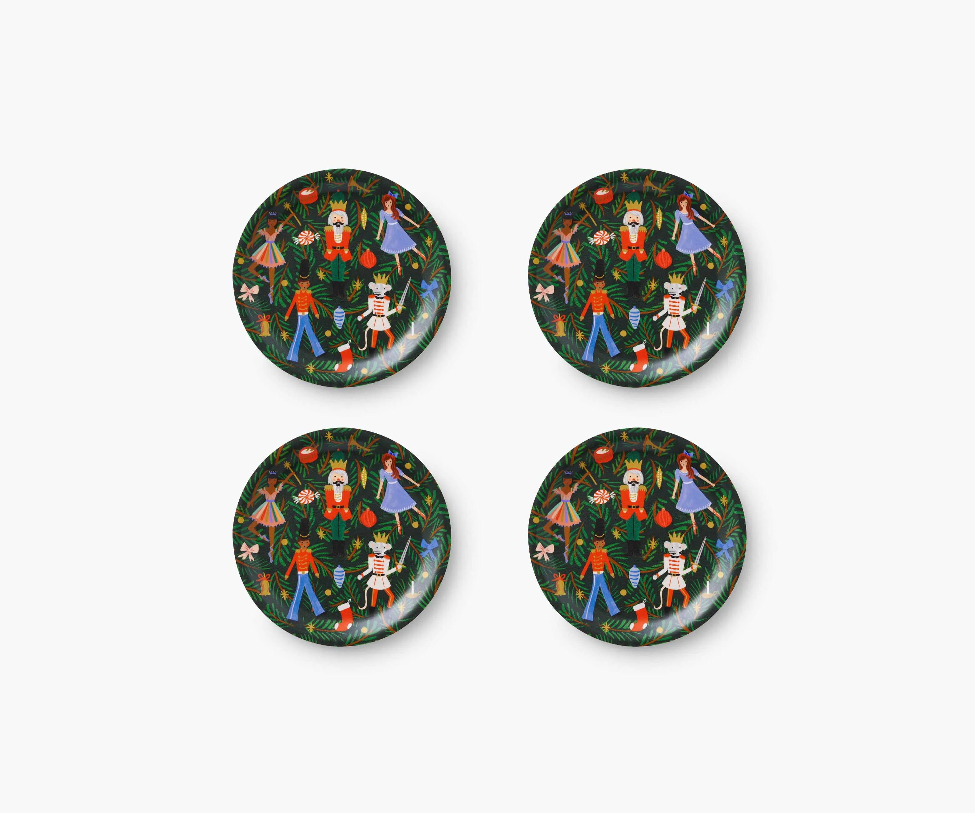 Holiday Coaster Set - Nutcracker