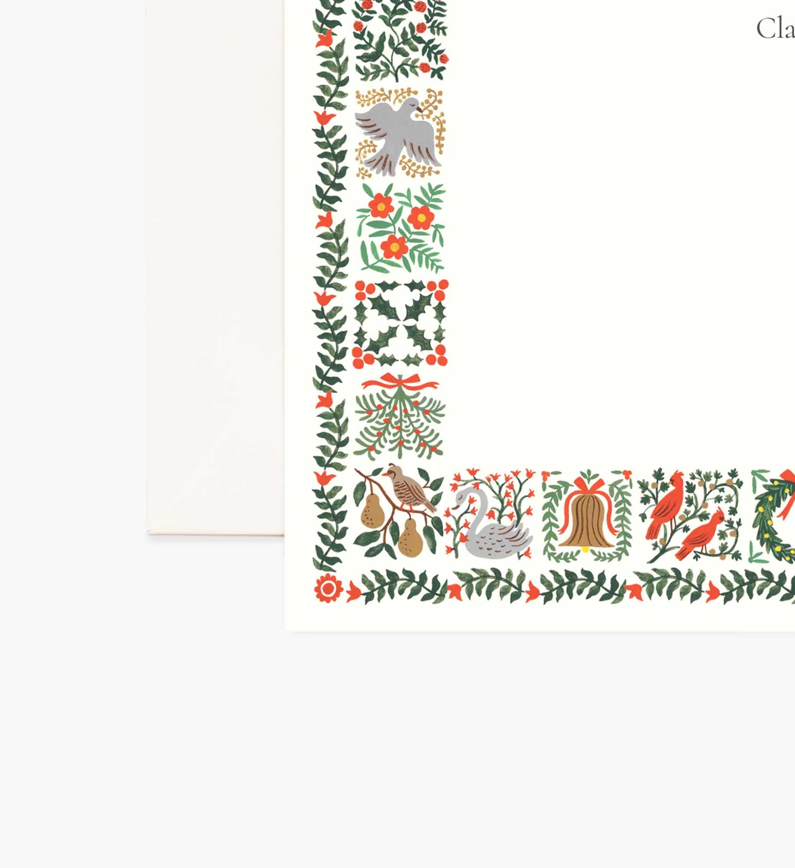 Holiday Personalized Stationery  - Christmastide