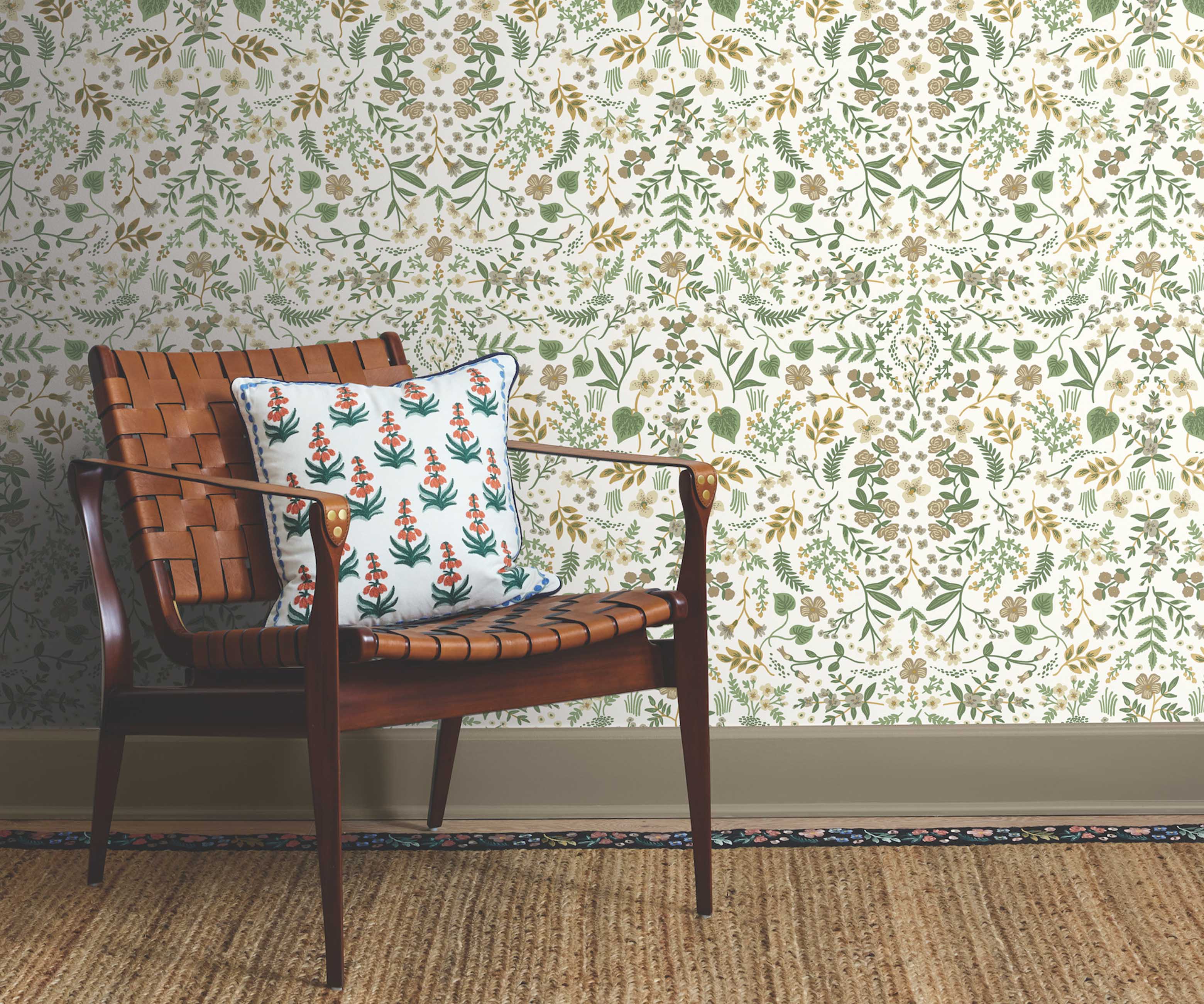 Wildwood Peel & Stick Wallpaper - Linen Multi