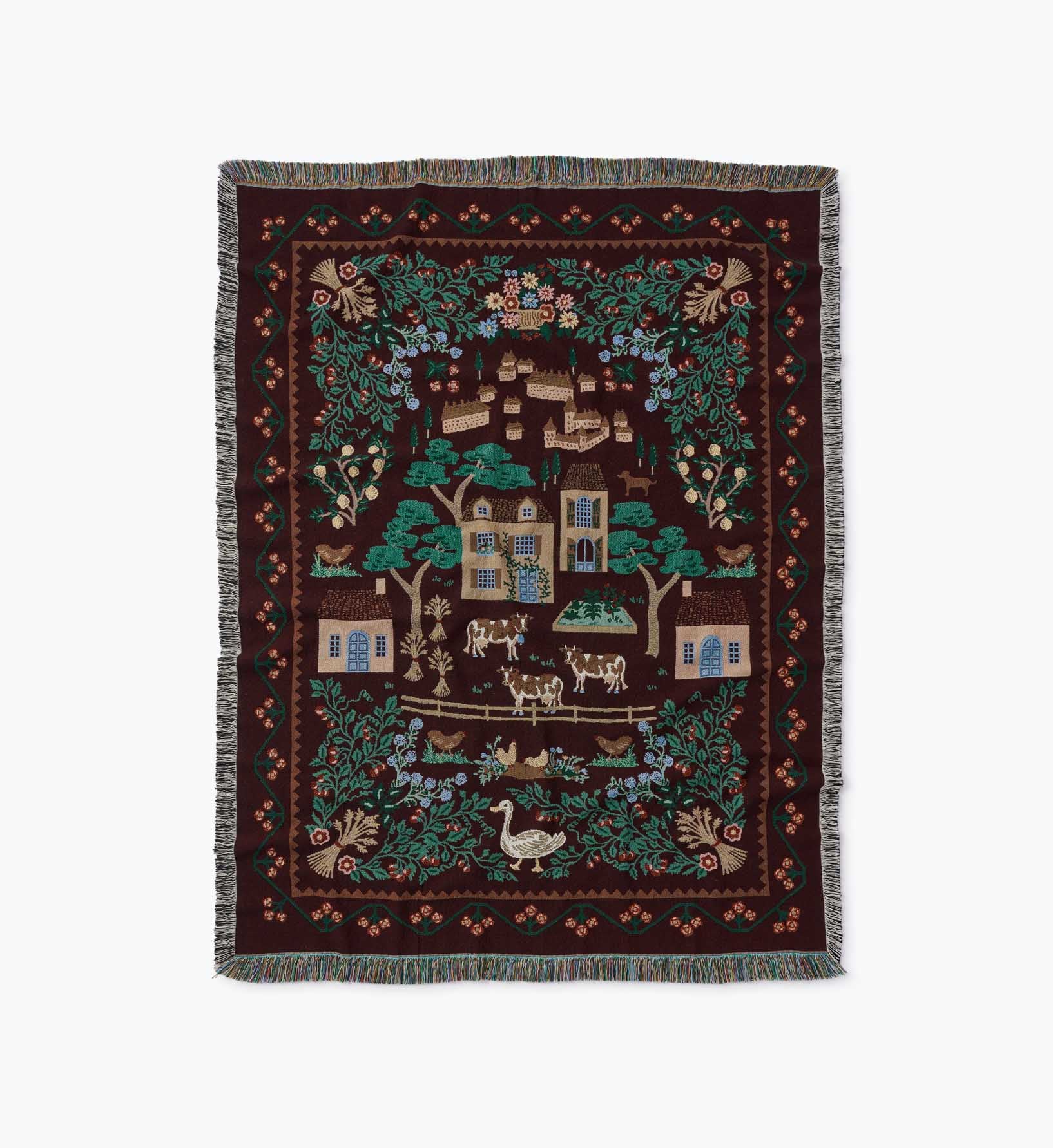 Woven Blanket - Country Farm