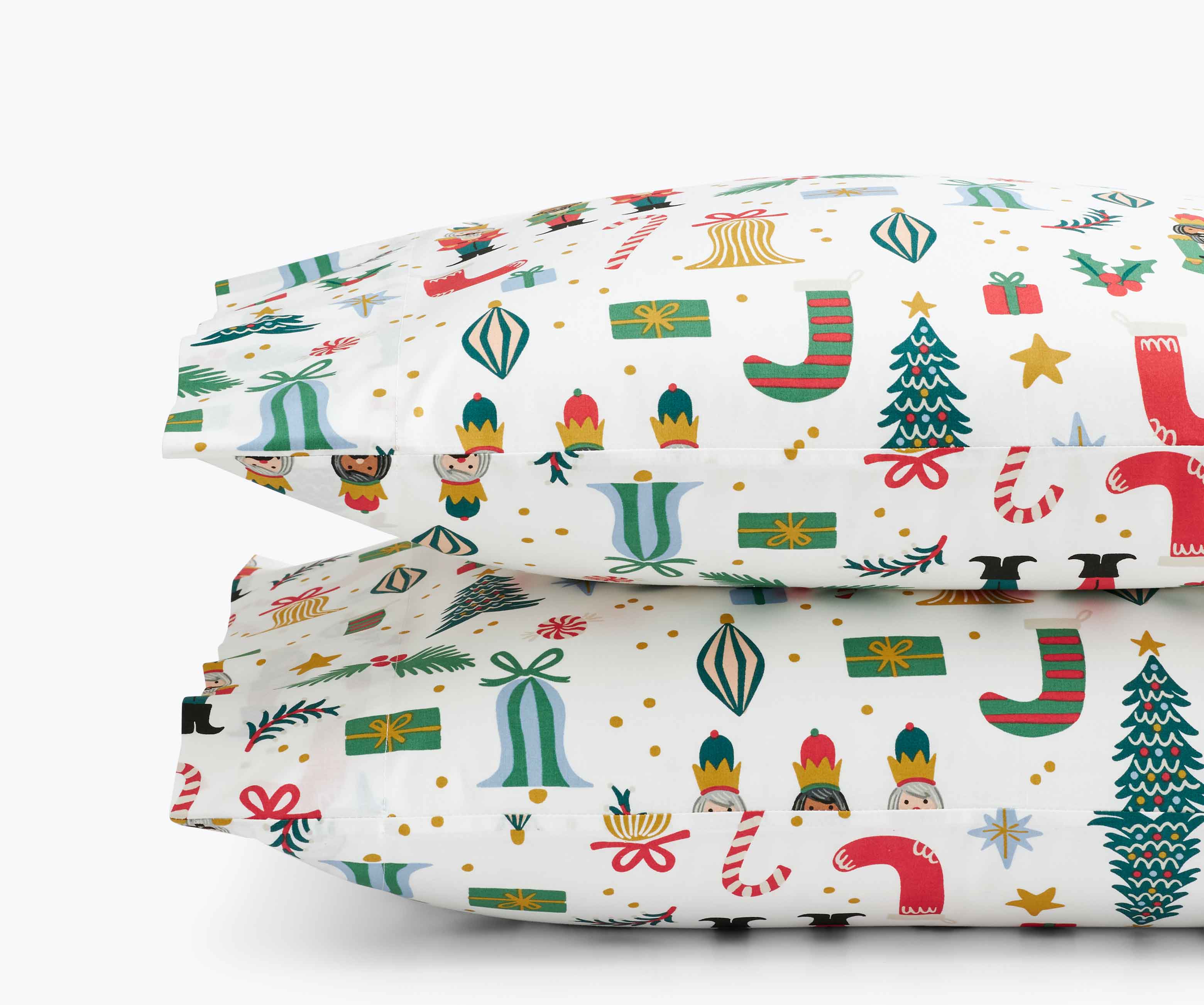 Percale Pillowcases - Nutcracker