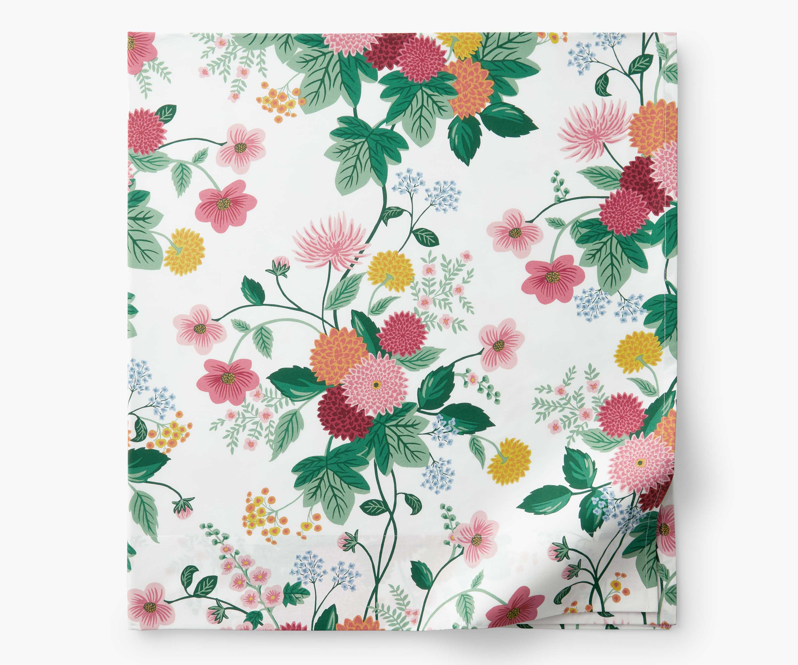 Percale Flat Sheet - Dahlia