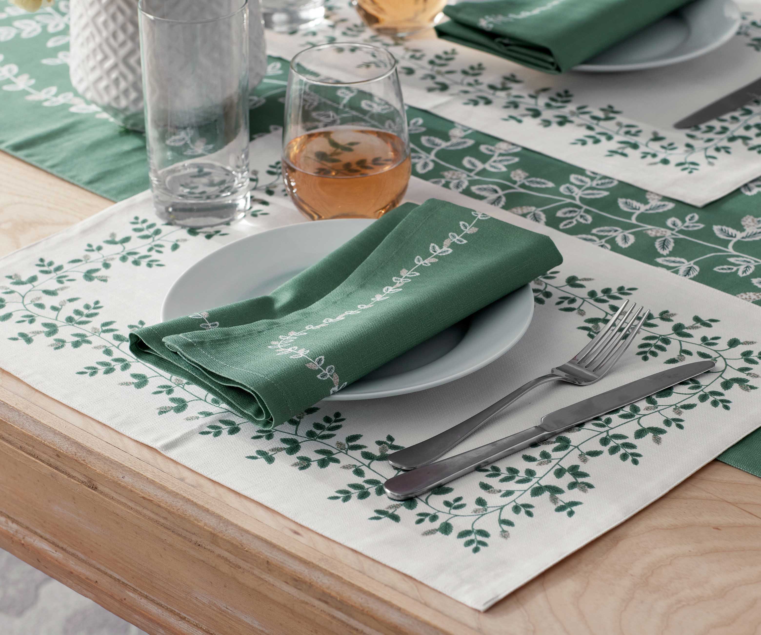 Cotton Placemats - Climbing Vines