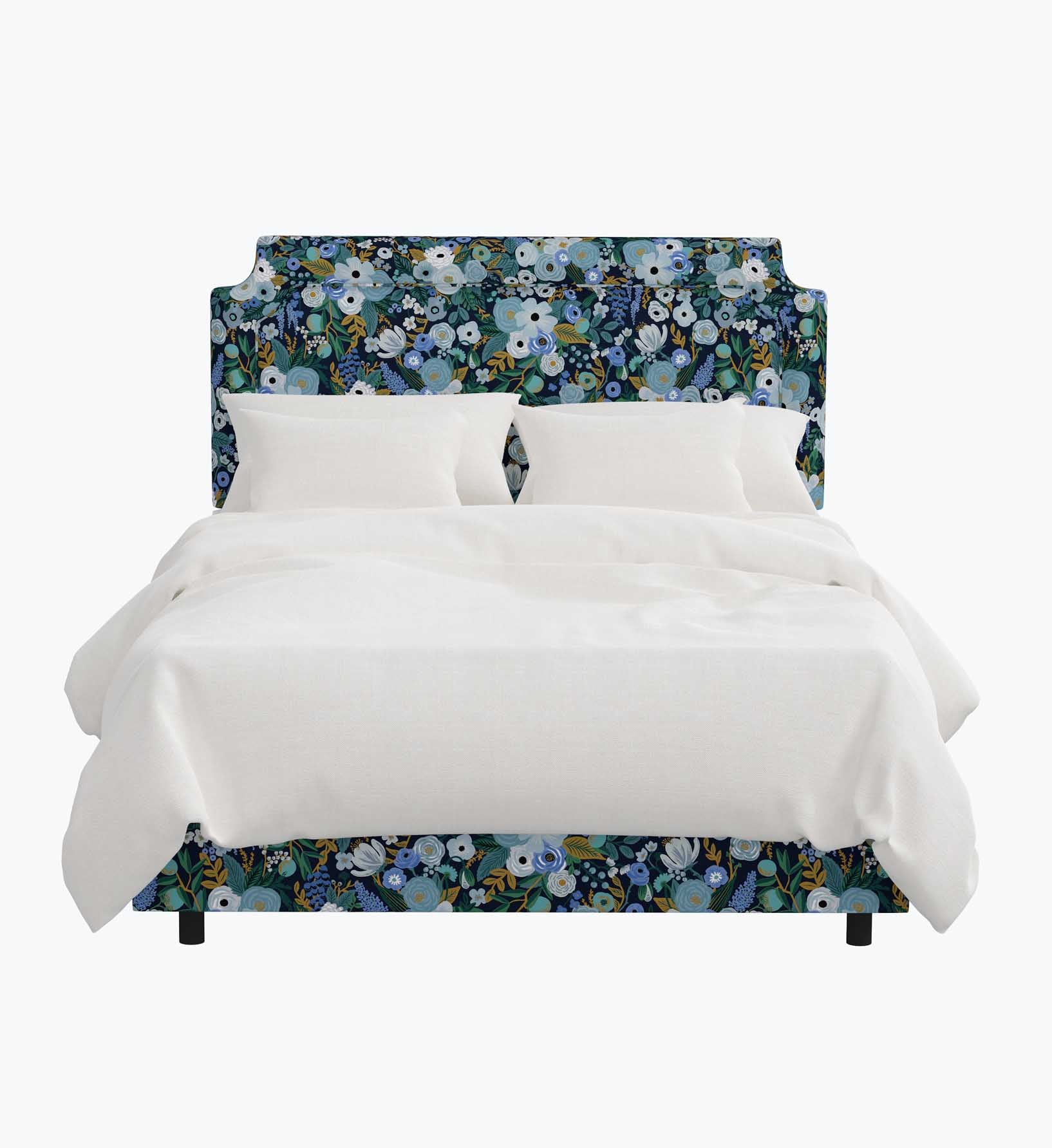 Hampton Bed - Garden Party Blue