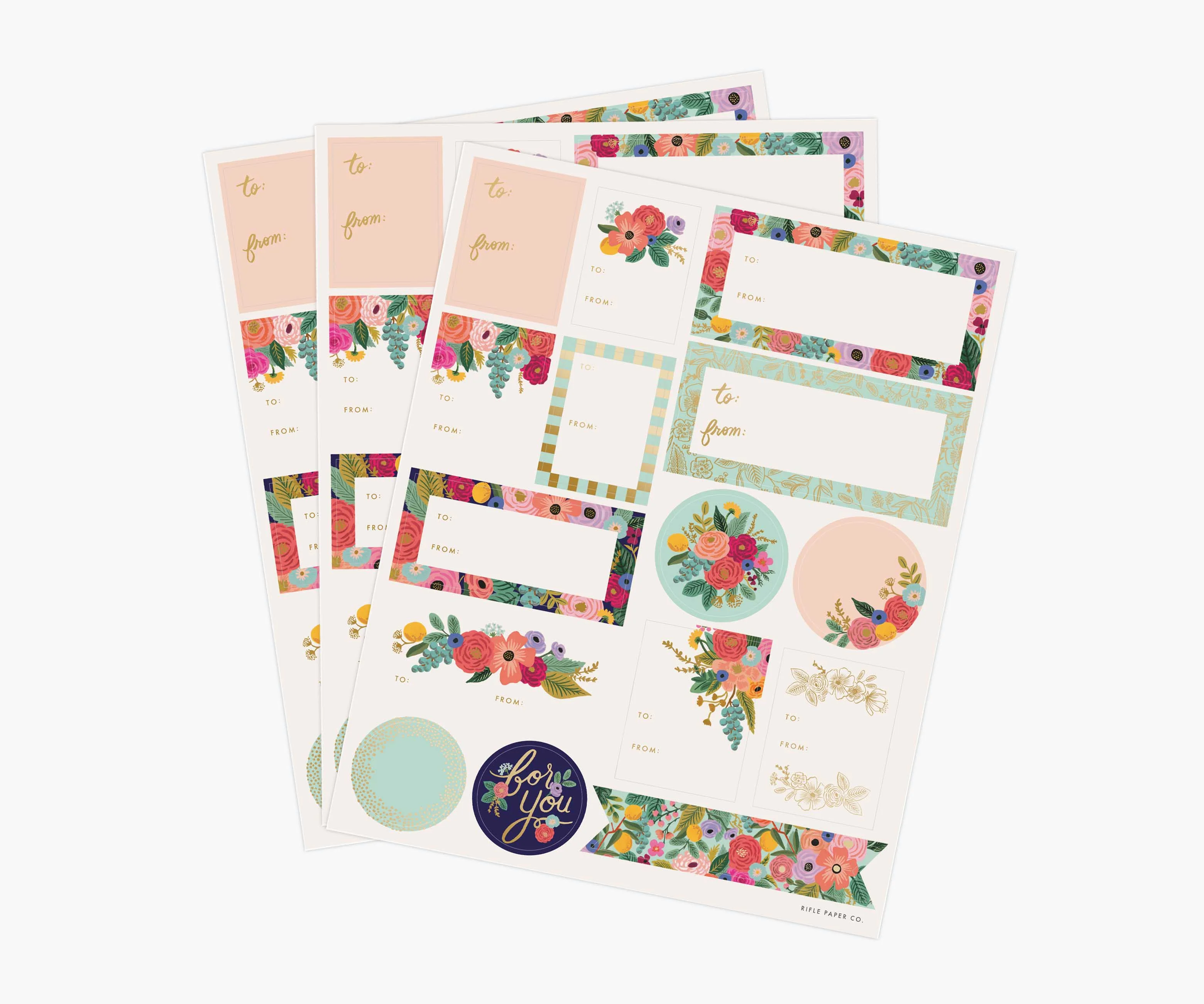 Gift Stickers - Garden Party