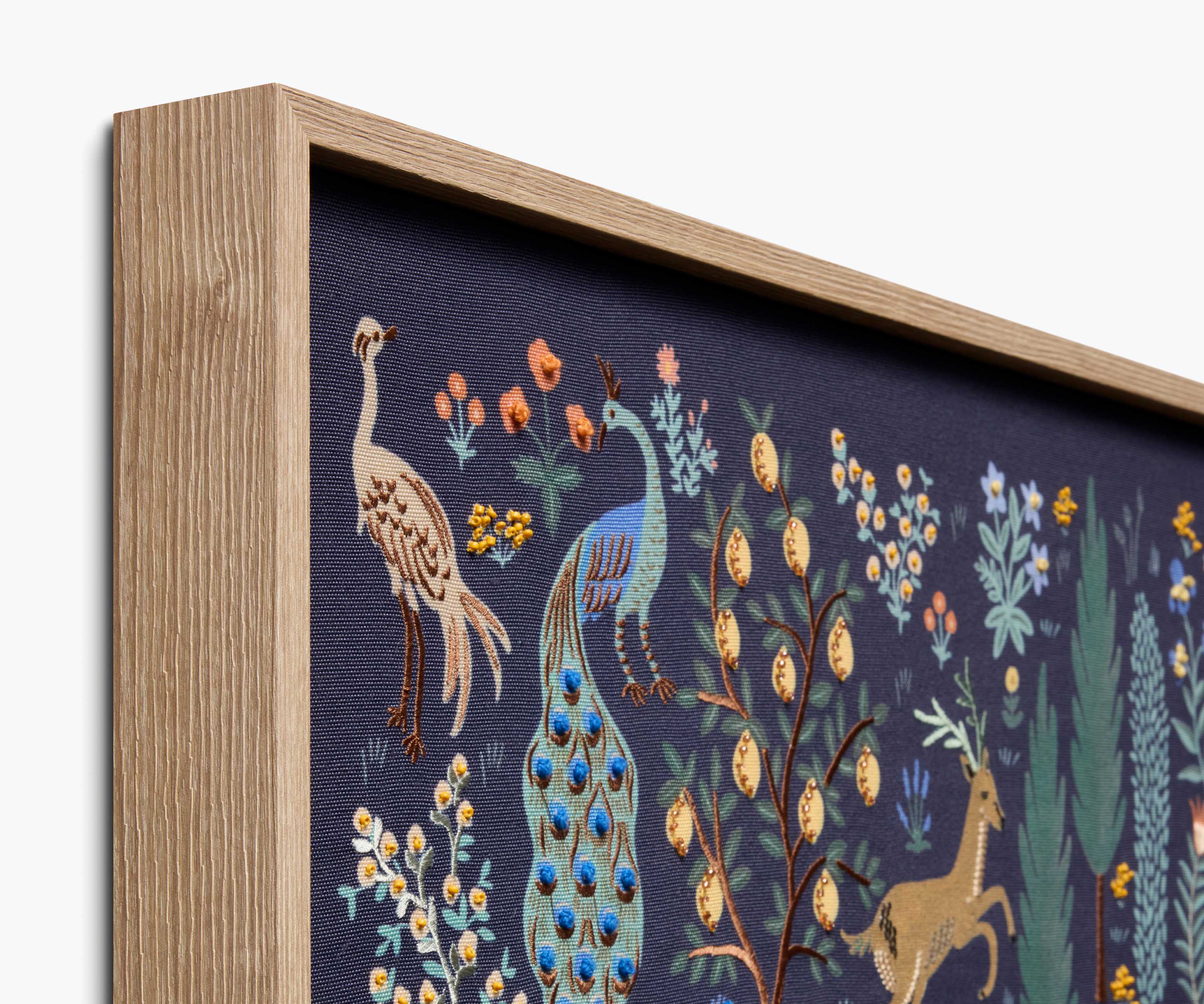 Framed Wall Art - Menagerie Navy