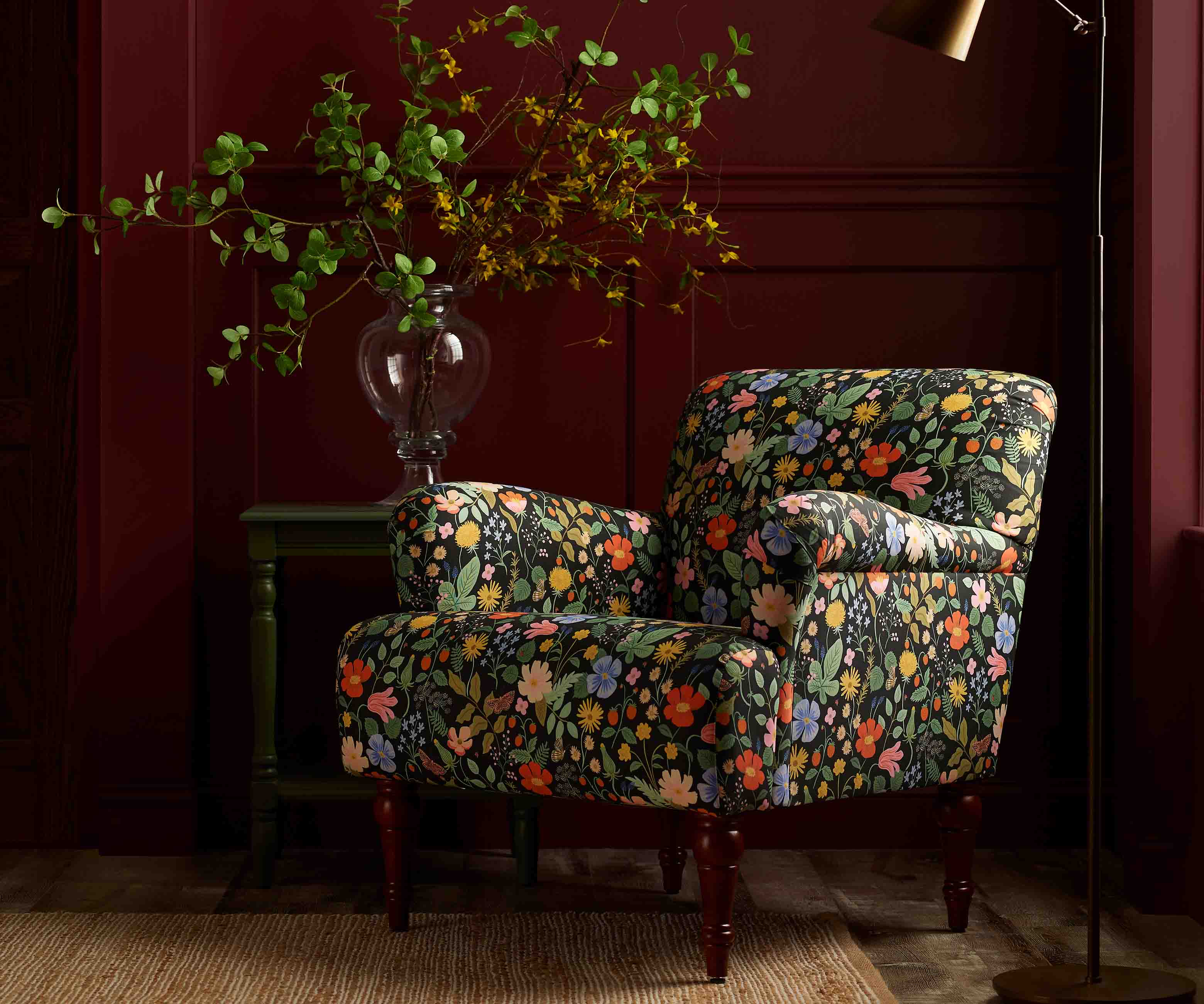 Bristol Armchair - Strawberry Fields