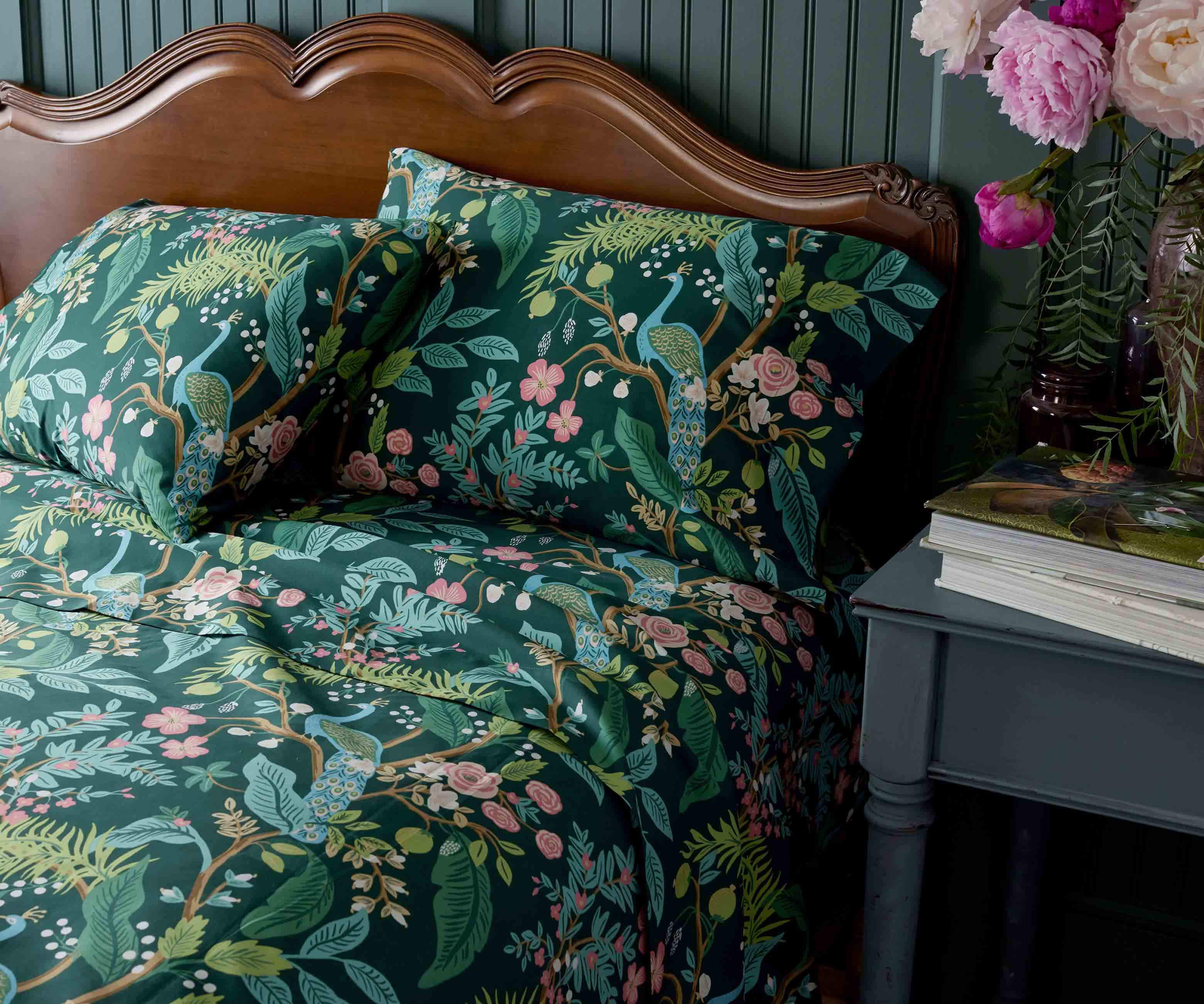 Sateen Sheet Set - Peacock Emerald