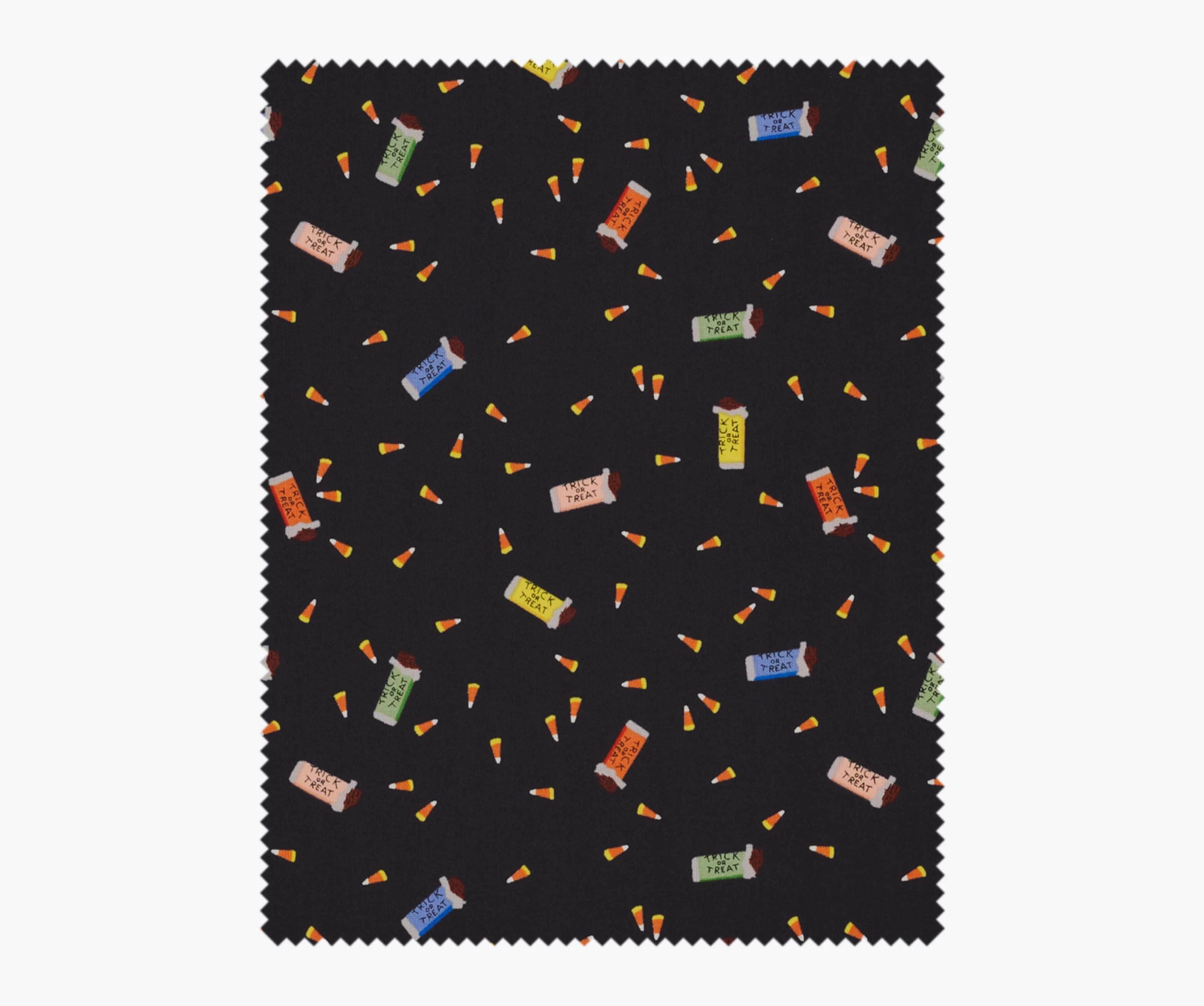 Trick or Treat Cotton Fabric - Black