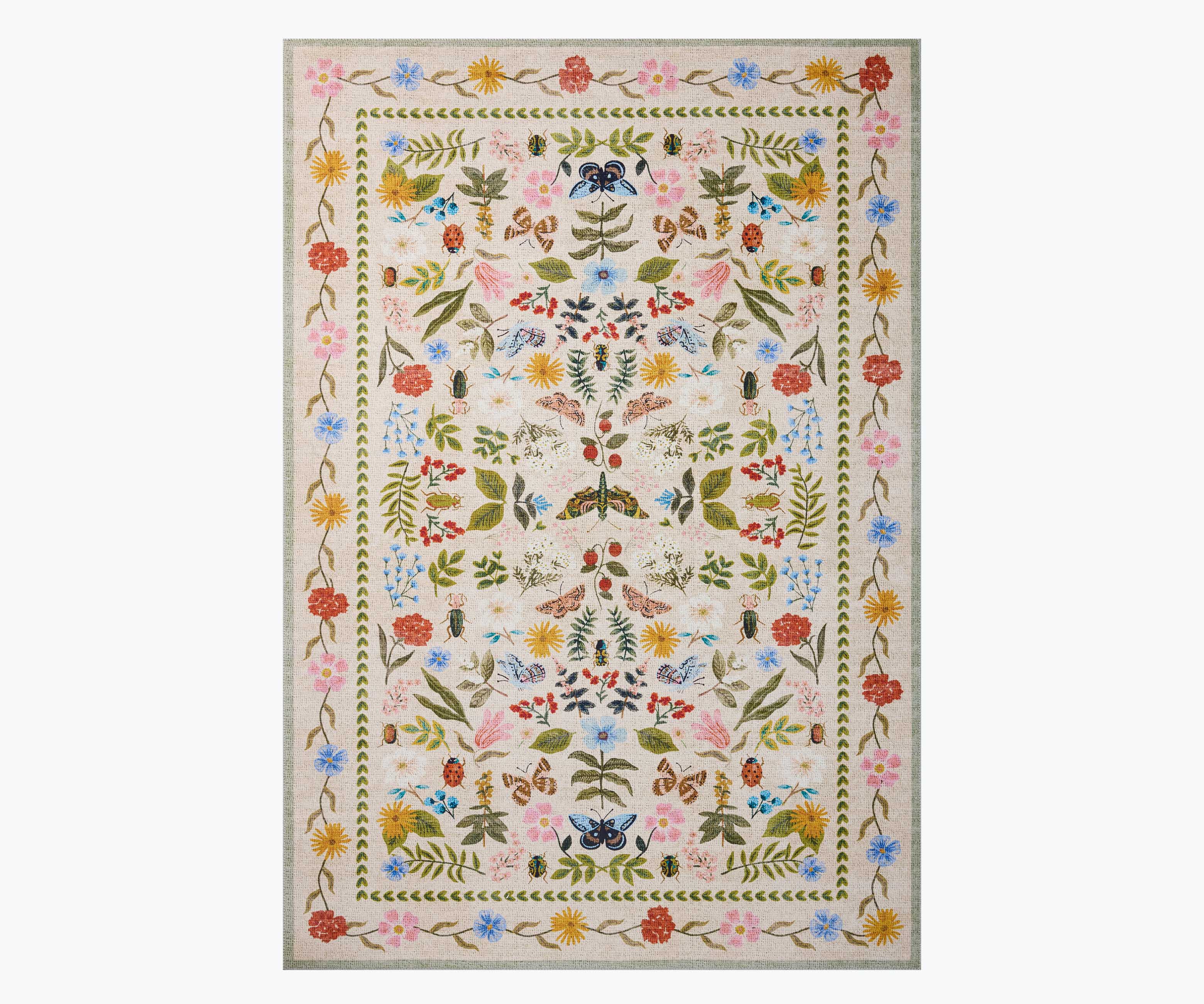 Canopy Curio Printed Rug - Cream