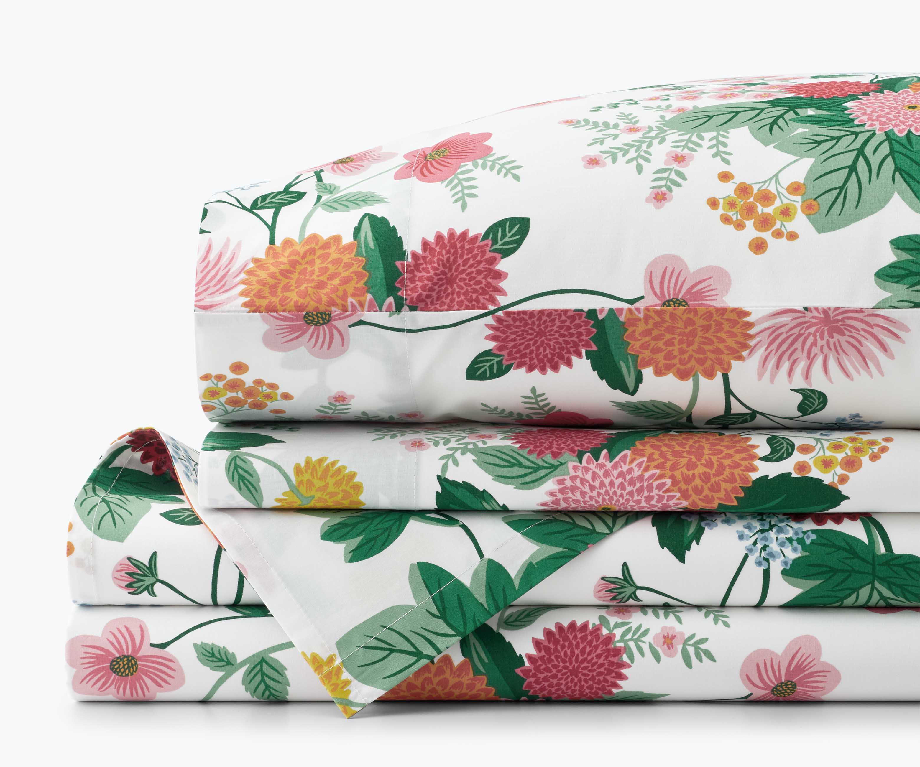 Percale Sheet Set - Dahlia